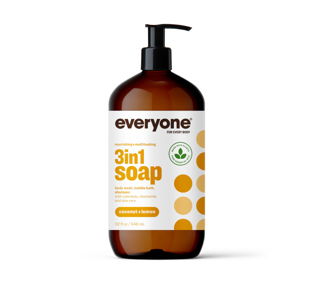 Everyone 3 in 1 Soap - Coconut & Lemon -- 32 fl oz