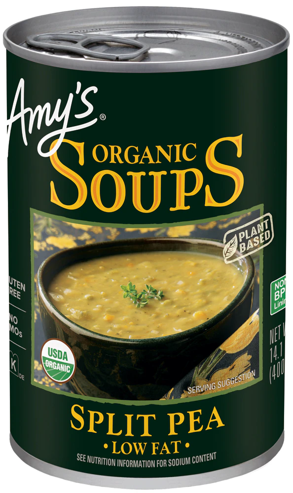 Amy's Organic Soup Low Fat Split Pea -- 14.1 fl oz