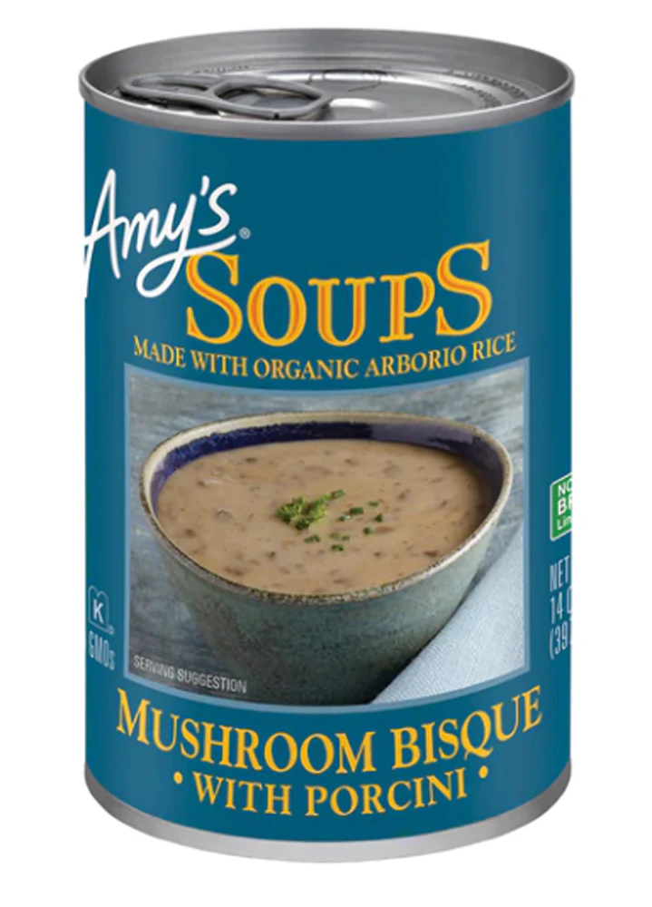 Amy's Organic Soup Mushroom Bisque with Porcini -- 14 fl oz