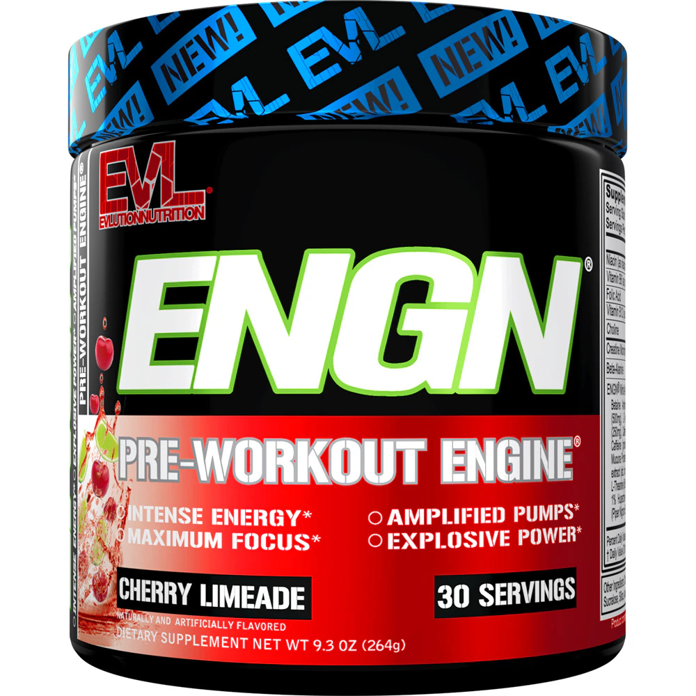 Evlution Nutrition ENGN Pre-Workout Engine Cherry Limeade -- 9.3 oz