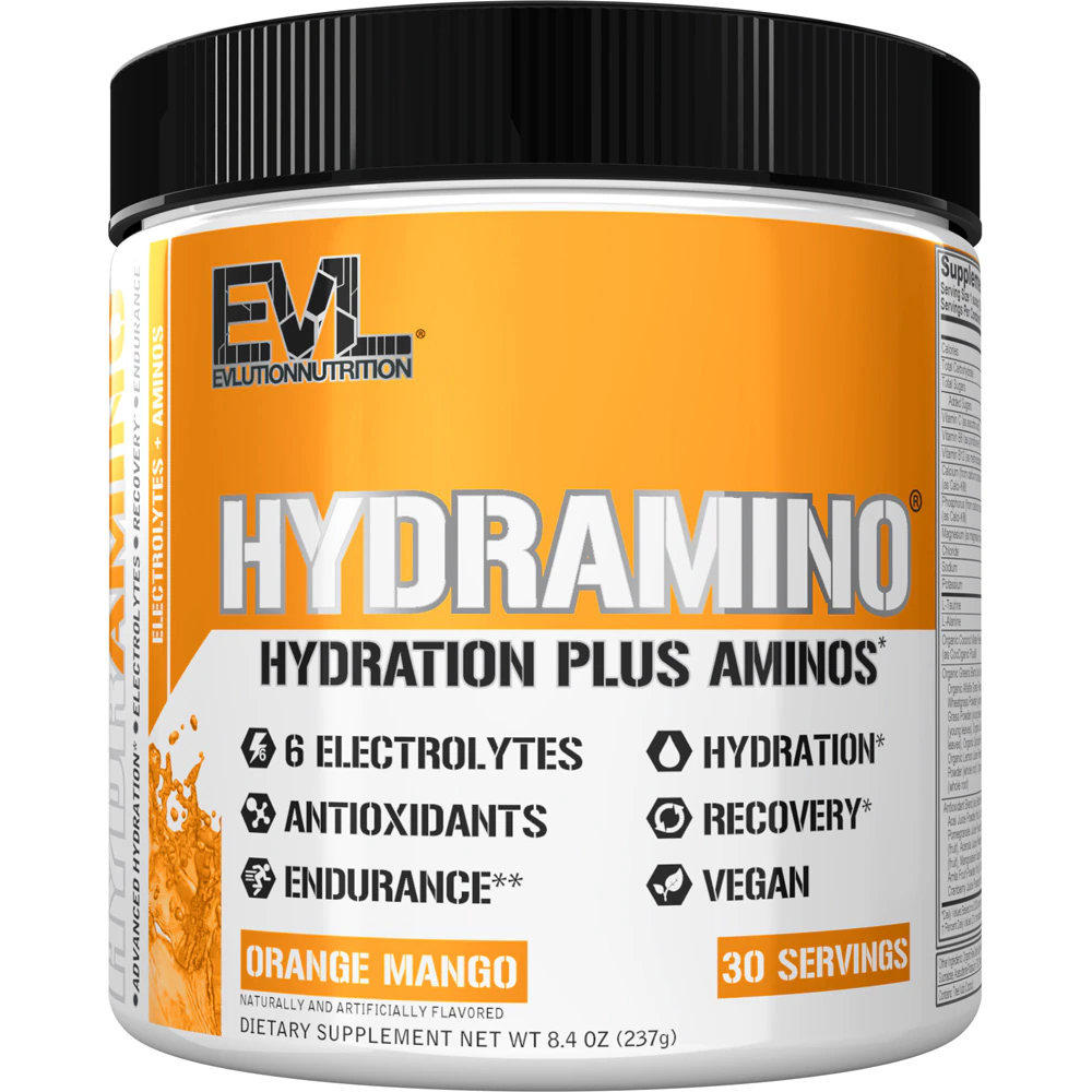 Evlution Nutrition Hydramino Hydration Plus Amino Acids Orange Mango -- 8.4 oz