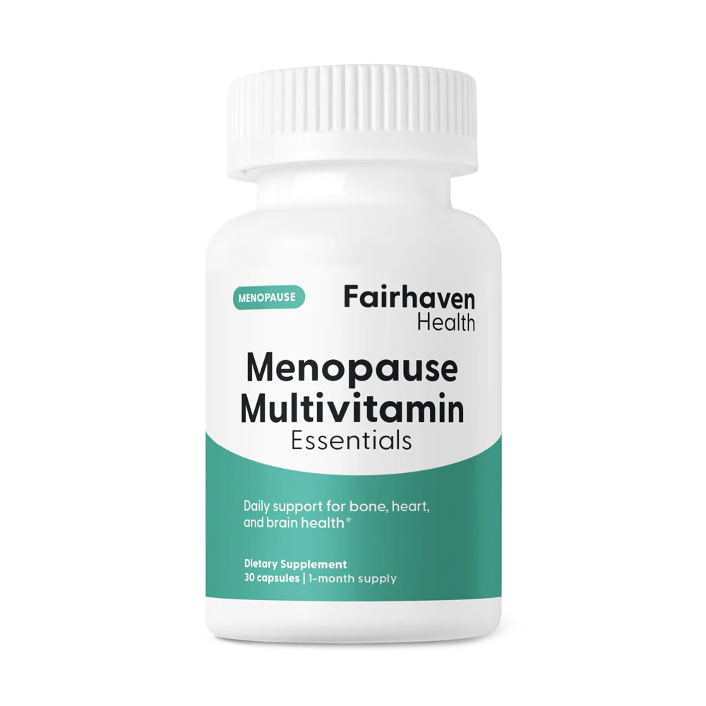 Fairhaven Health Menopause Multivitamin Essentials - Daily Support for Bone Heart & Brain Health -- 30 Capsules