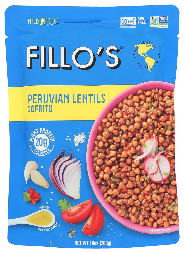 Fillo's Beans and Sofrito Peruvian Lentils -- 10 oz