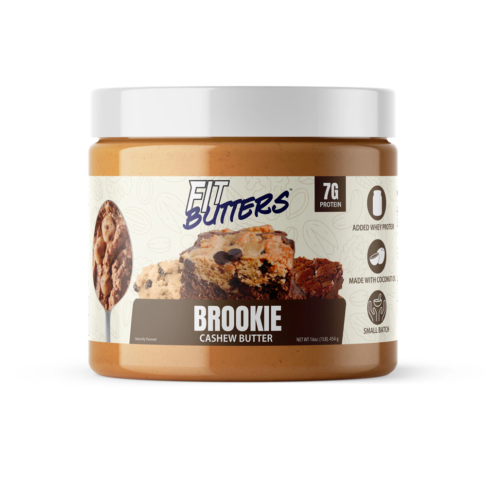 Fit Butters Brookie Cashew Butter -- 16 oz
