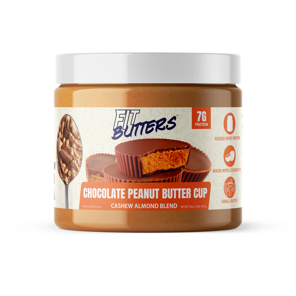 Fit Butters Cashew Almond Butter Chocolate Peanut Butter Cup -- 16 oz