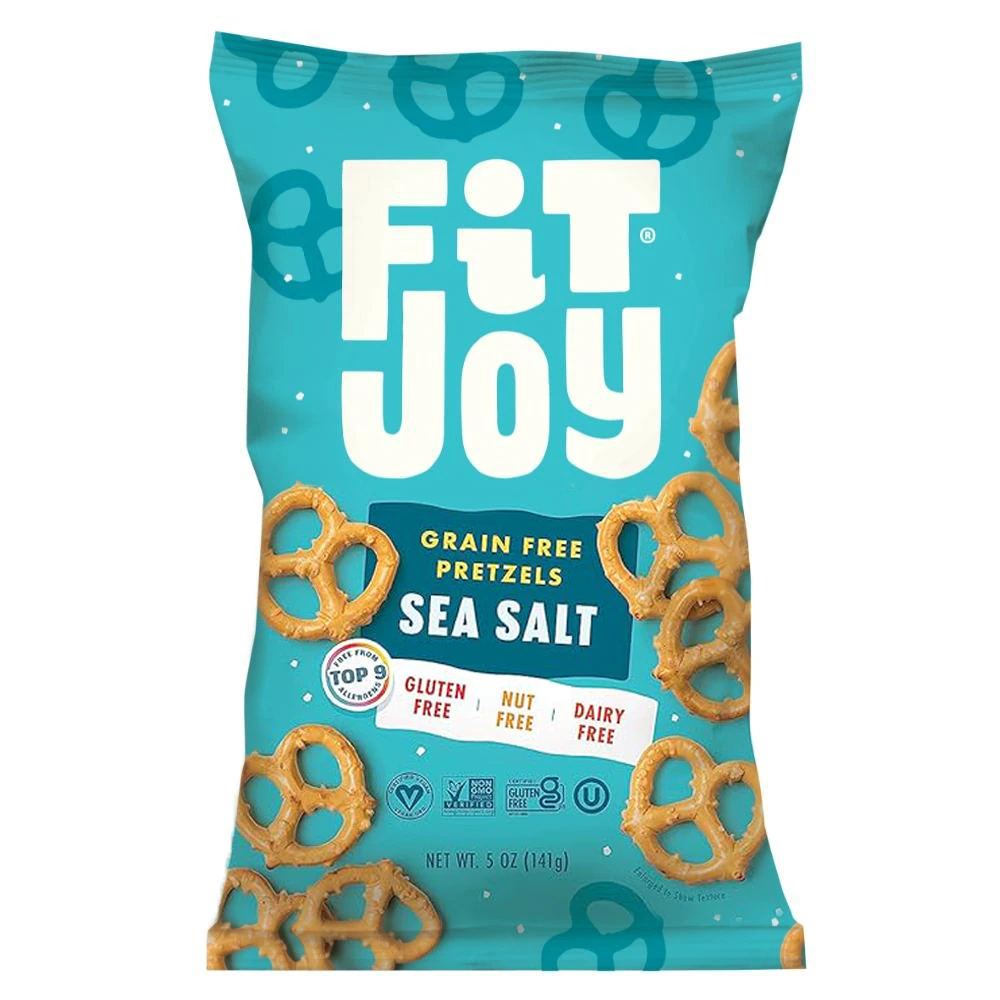 FitJoy Grain Free Pretzel Twists Sea Salt -- 5 oz