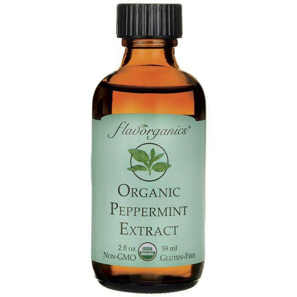 Flavorganics Organic Extract Peppermint -- 2 fl oz