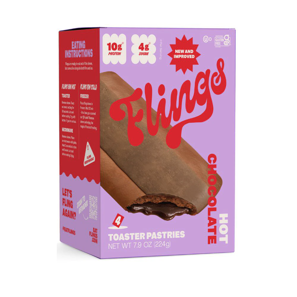 Flings Toaster Pastries Hot Chocolate -- 4 Pack