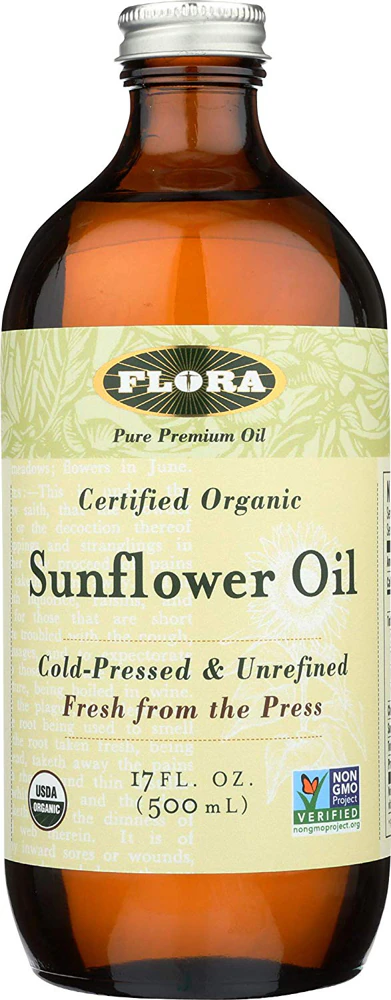 Flora Organic Sunflower Oil -- 17 fl oz
