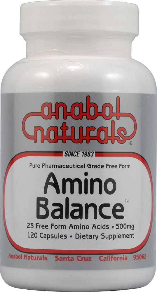 AnabolNaturals Amino Balance -- 500 mg - 120 Capsules