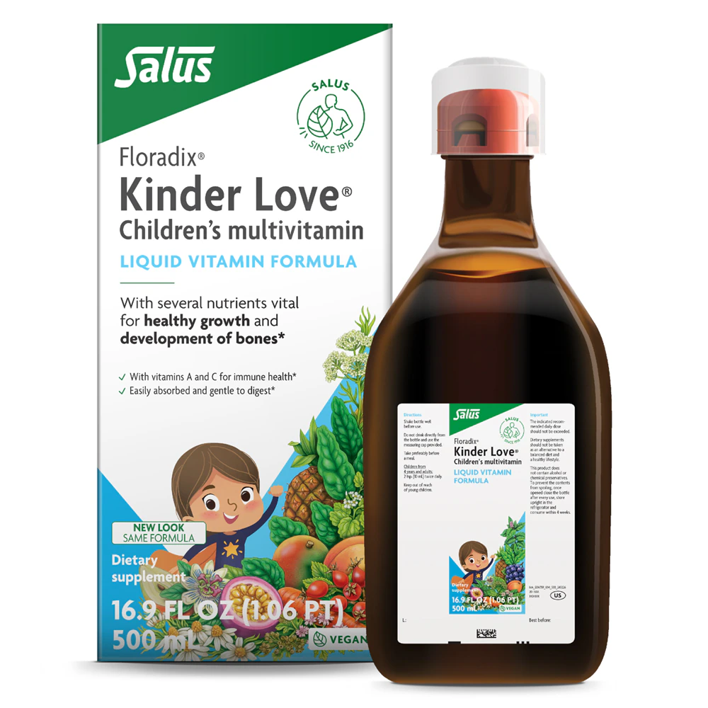 Floradix Kinder Love Children's Liquid Multivitamin Gluten-Free -- 17 fl oz