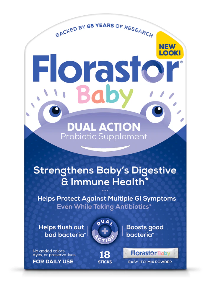Florastor Baby Probiotic Supplement Powder Digestive & Immune Health -- 18 Servings