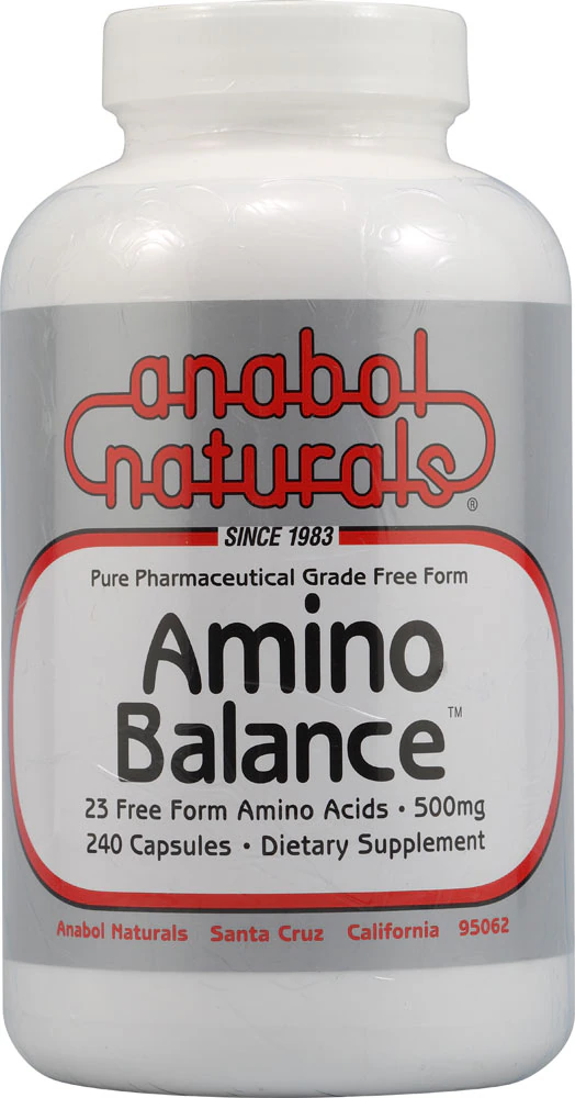 AnabolNaturals Amino Balance -- 500 mg - 240 Capsules