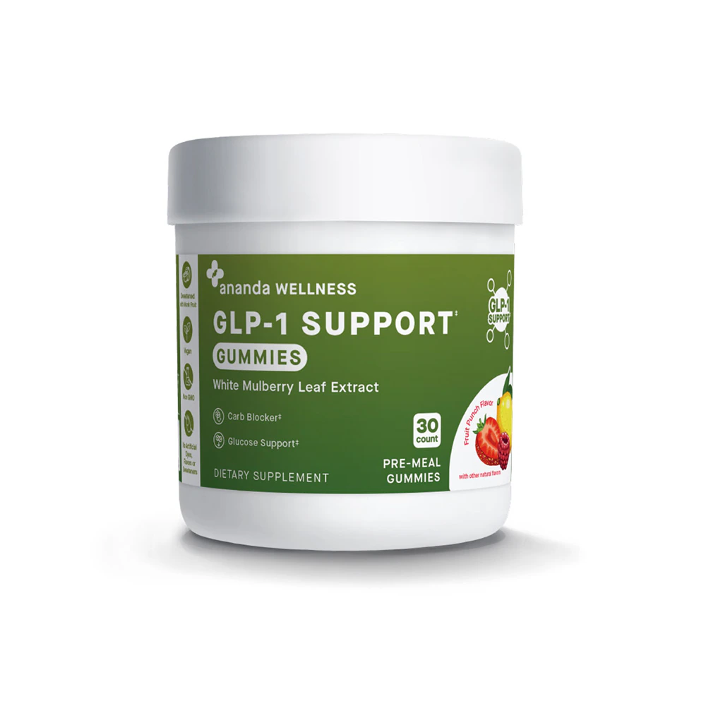 Ananda Wellness GLP-1 Glucose Support Gummies Fruit Punch -- 30 Pre-Meal Gummies