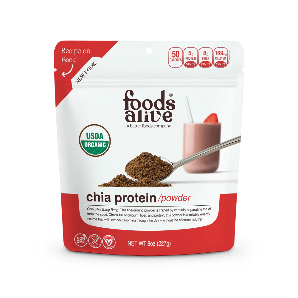 Foods Alive Organic Superfoods Chia Protein Powder Raw -- 8 oz