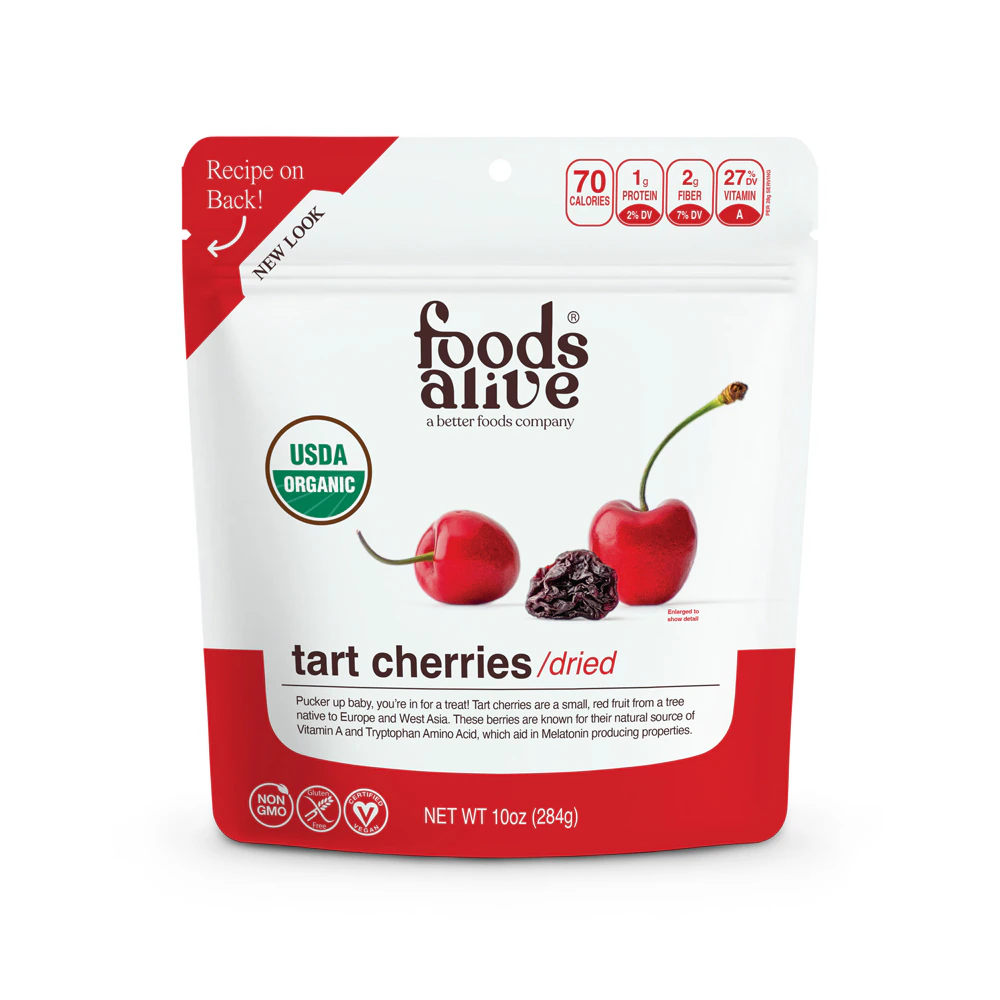 Foods Alive Organic Tart Cherries - Dried -- 10 oz