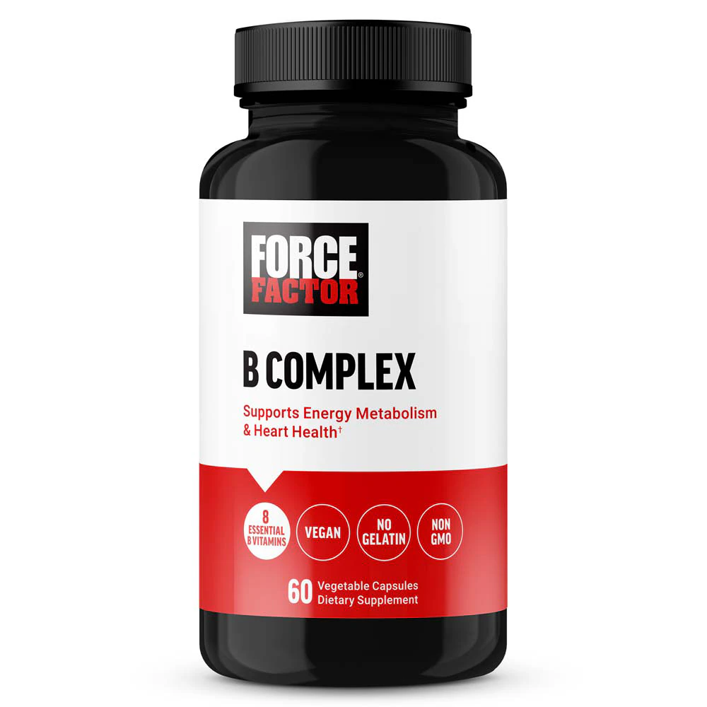 Force Factor B Complex -- 60 Vegetable Capsules