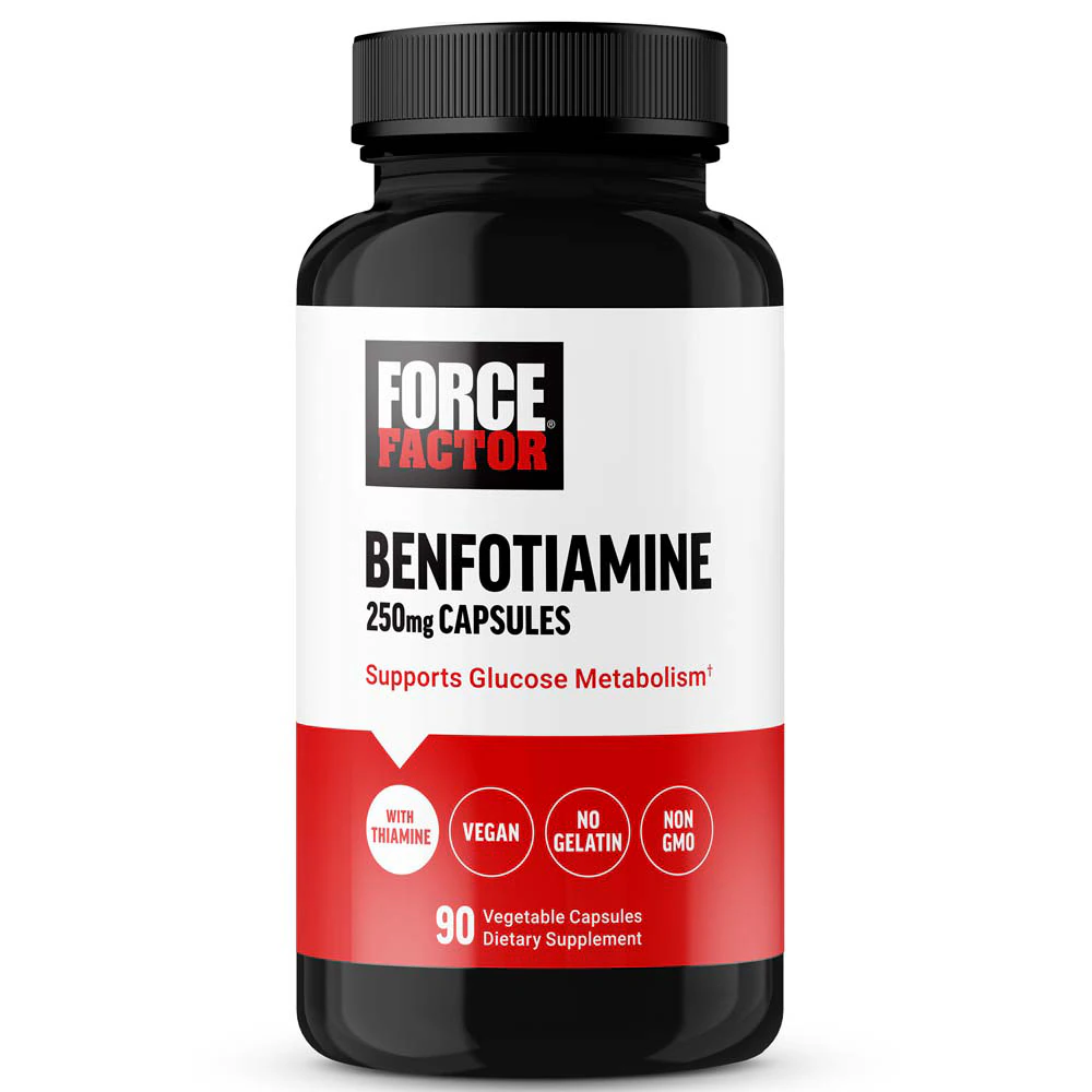 Force Factor Benfotiamine -- 250 mg - 90 Vegetable Capsules