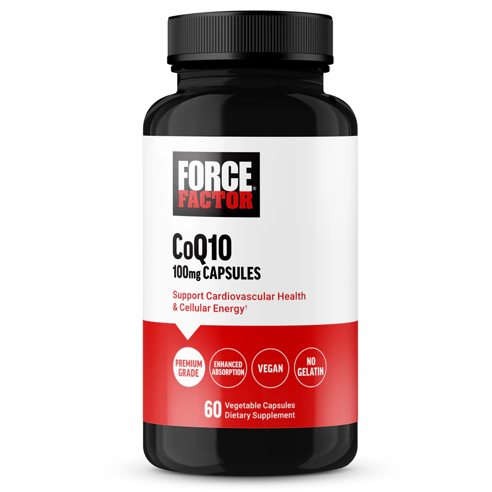 Force Factor CoQ10 -- 100 mg - 60 Vegetable Capsules