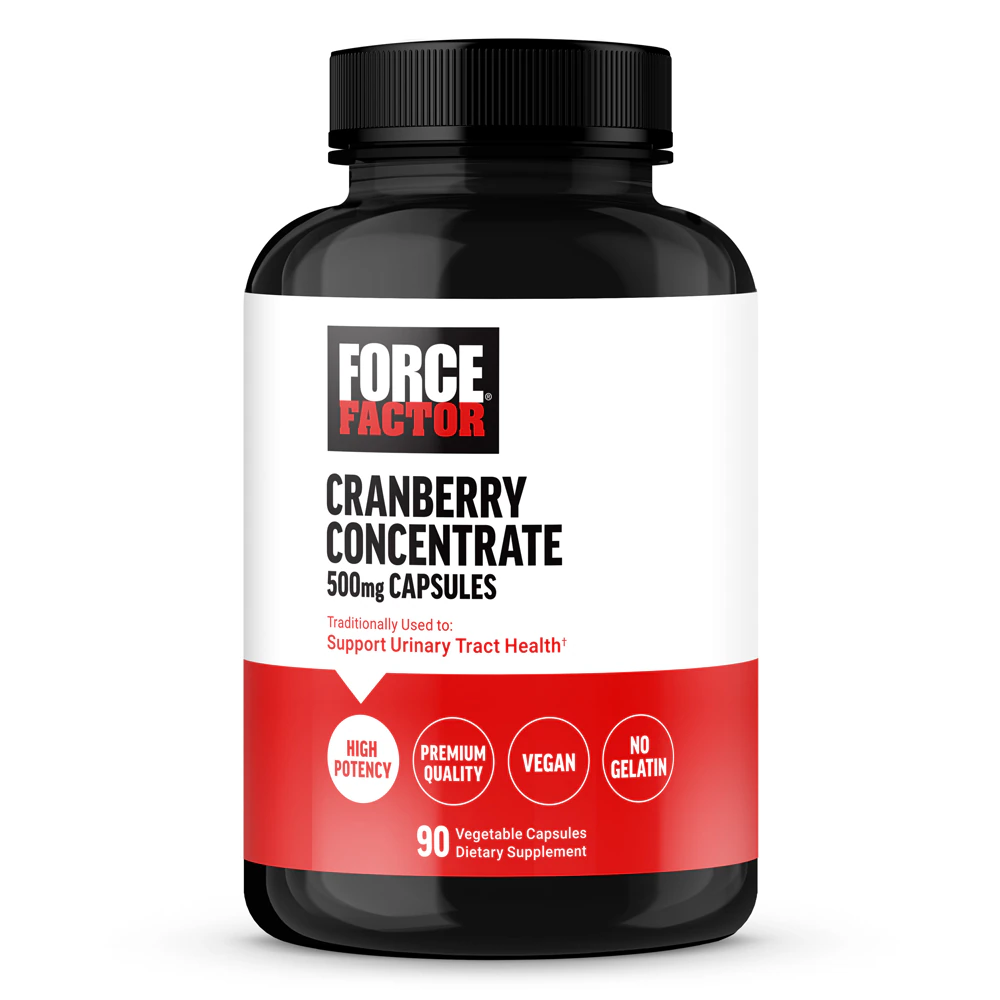Force Factor Cranberry Concentrate -- 500 mg - 90 Vegetable Capsules