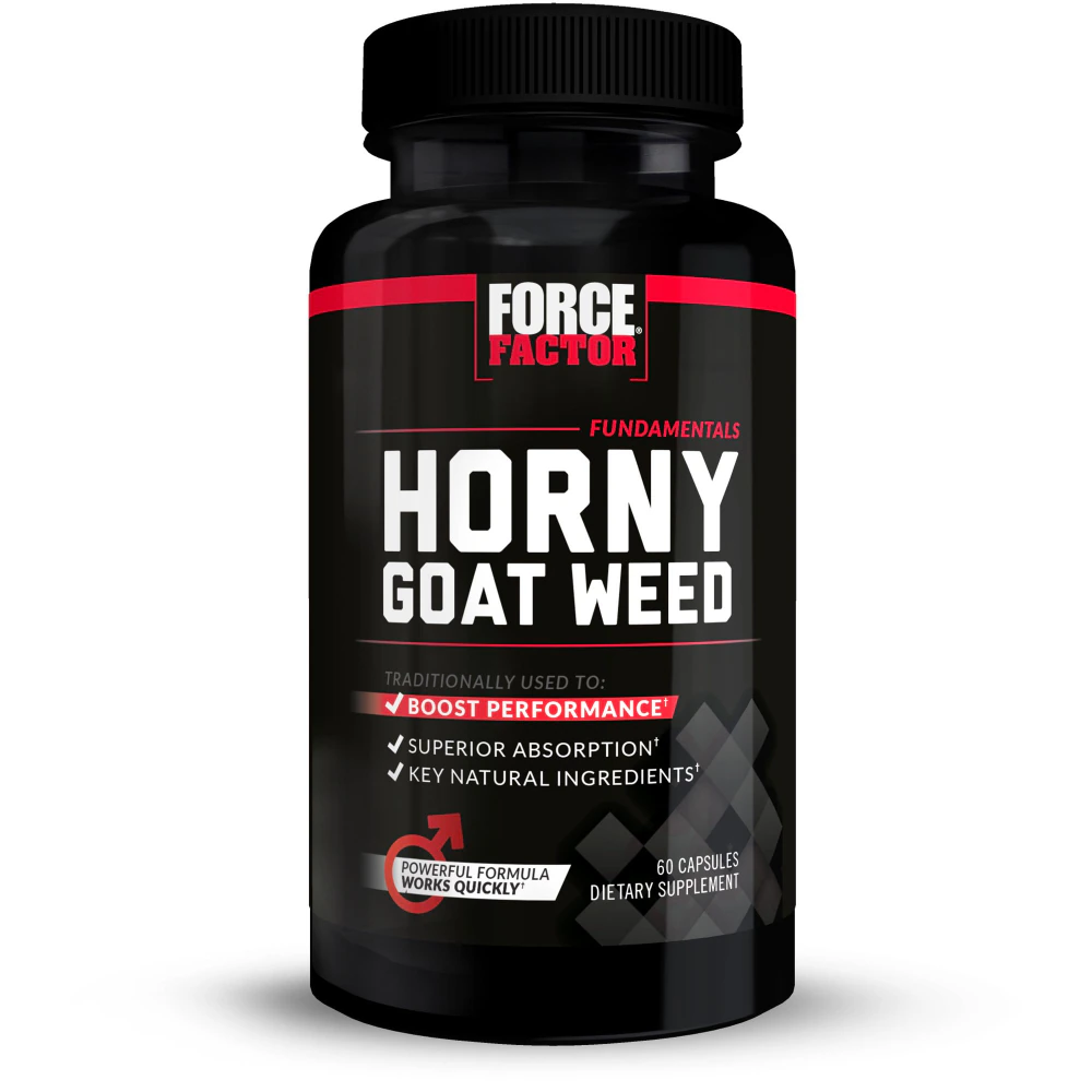 Force Factor Fundamentals Horny Goat Weed -- 60 Capsules
