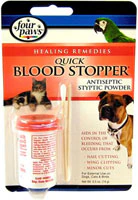 Four Paws Antiseptic Quick Blood Stopper Powder For Dogs Cats & Birds -- 0.5 oz