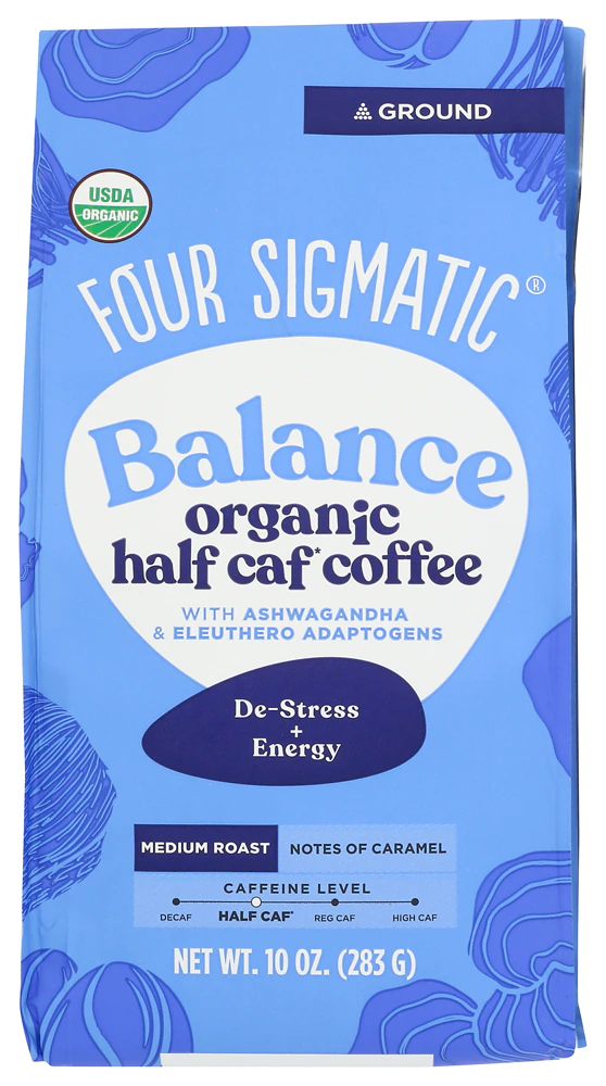 Four Sigmatic Ground Coffee With Ashwagandha & Eleuthero Balance -- 10 oz