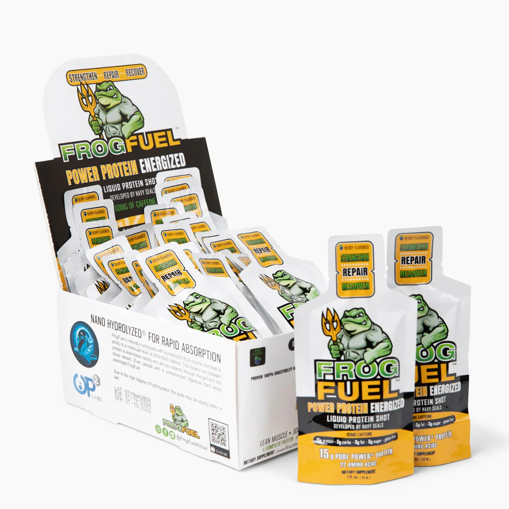 Frog Fuel Power Energized Protein -- 1 fl oz Each / Pack of 24