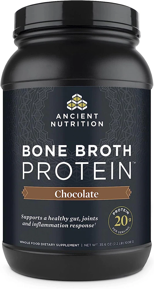 Ancient Nutrition Bone Broth Protein Chocolate -- 40 Servings