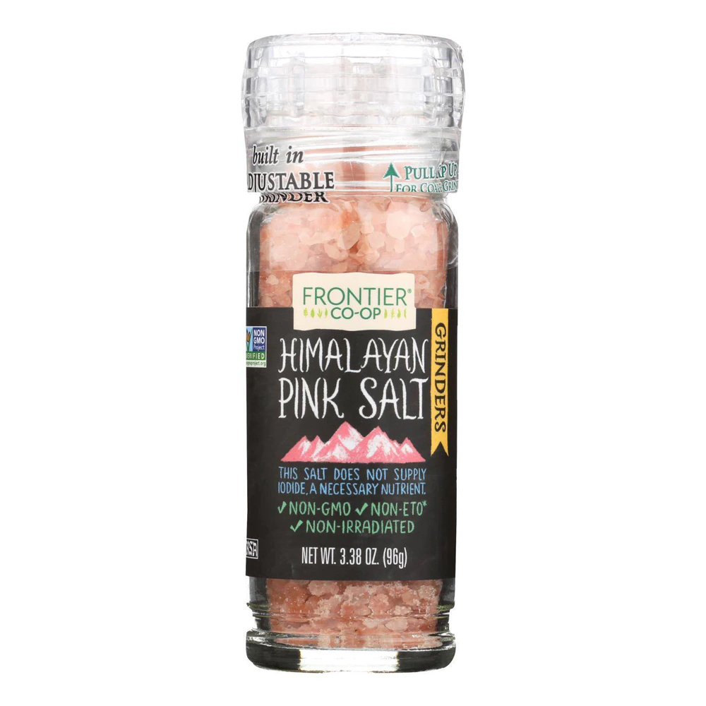 Frontier Co-Op Himalayan Pink Salt Grinder -- 3.38 oz