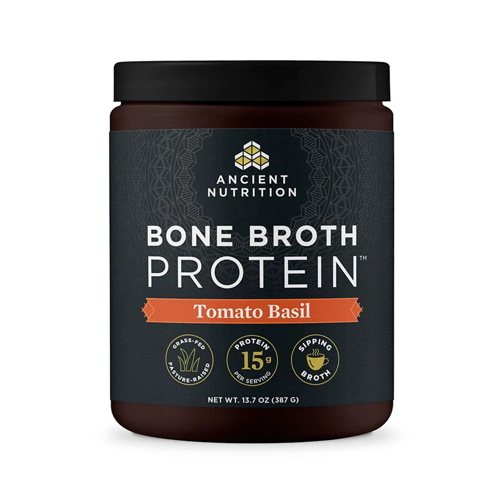 Ancient Nutrition Bone Broth Protein Tomato Basil -- 15 Servings