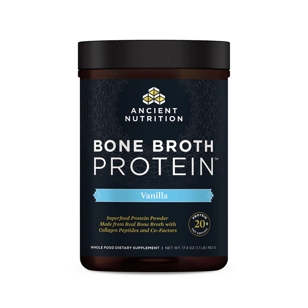 Ancient Nutrition Bone Broth Protein Vanilla -- 17.4 oz