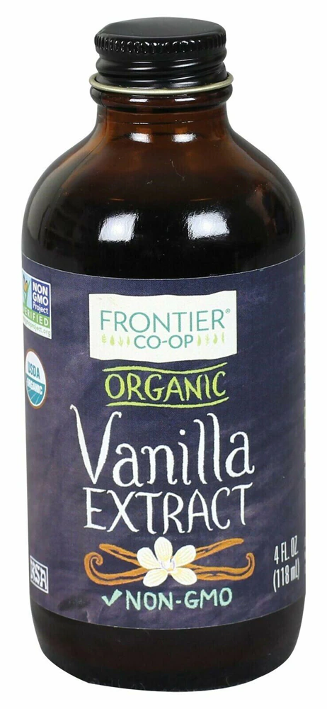Frontier Co-Op Organic Extract Vanilla -- 4 fl oz