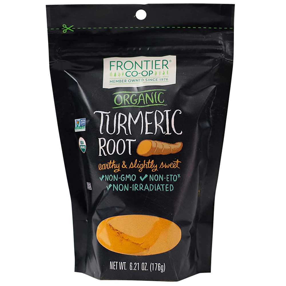 Frontier Co-Op Organic Ground Turmeric Root -- 6.21 oz