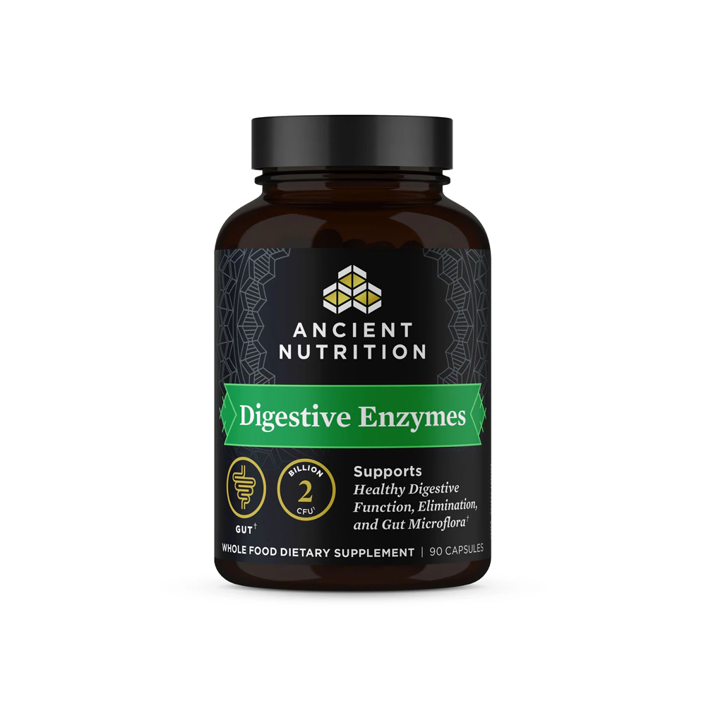 Ancient Nutrition Digestive Enzymes -- 90 Capsules