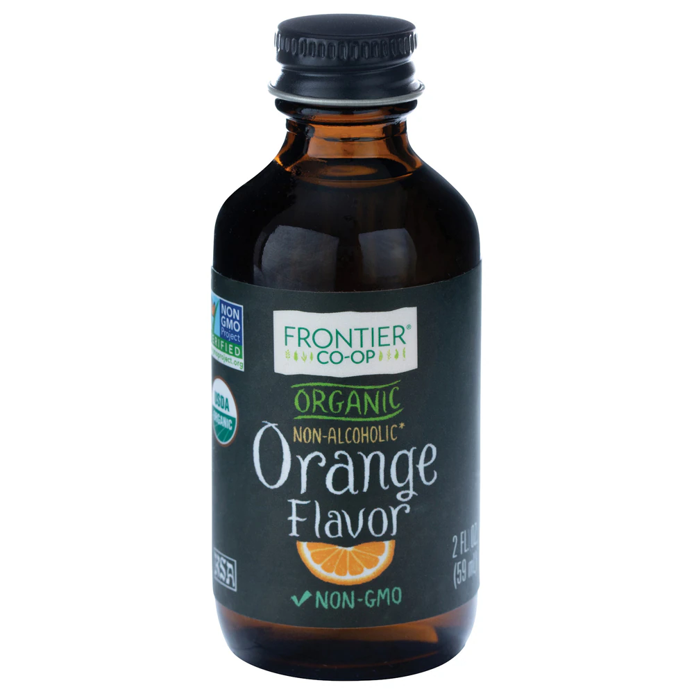 Frontier Co-Op Organic Orange Flavor -- 2 fl oz