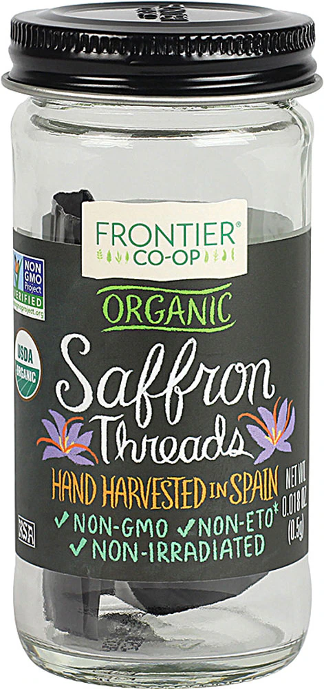 Frontier Co-Op Organic Saffron Threads -- 0.018 oz