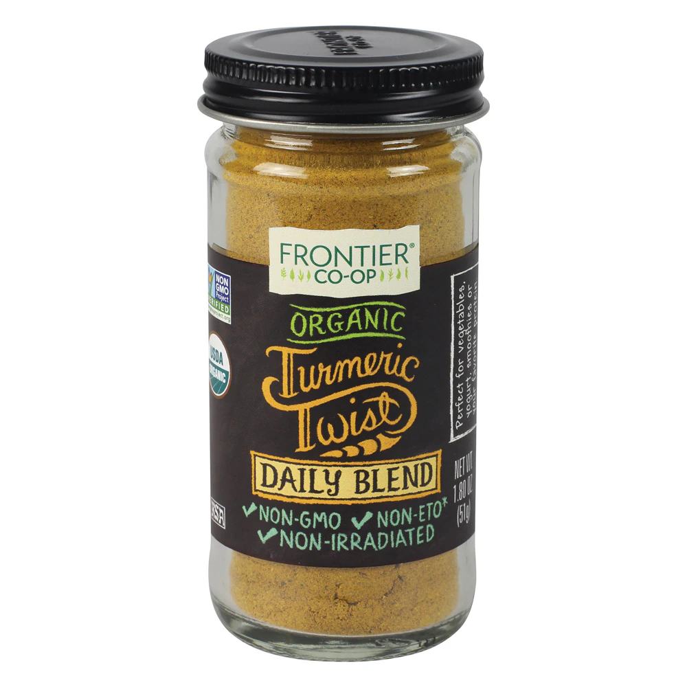 Frontier Co-Op Organic Turmeric Twist Daily Blend -- 1.8 oz