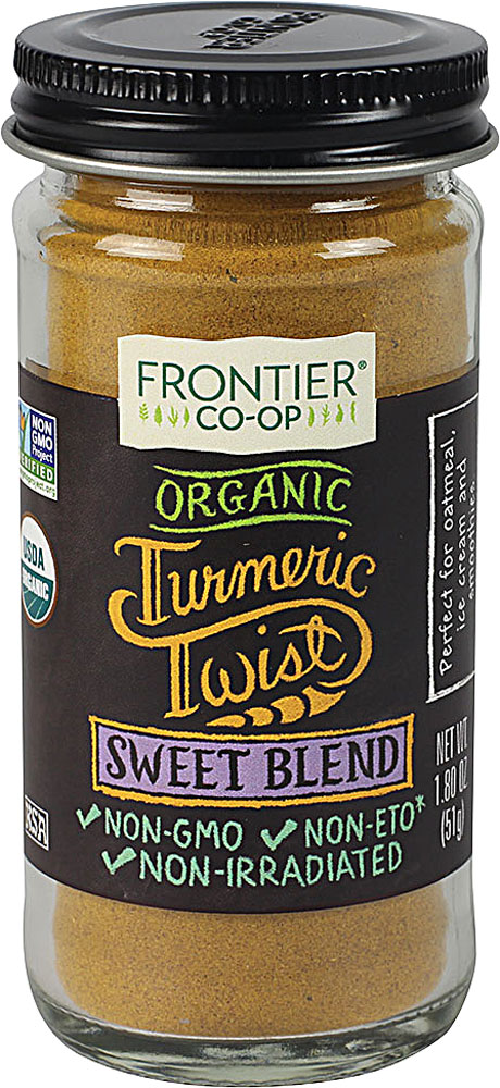 Frontier Co-Op Organic Turmeric Twist Sweet Blend -- 1.8 oz