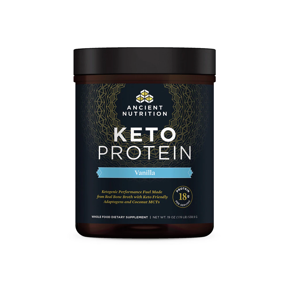 Ancient Nutrition KetoPROTEIN? Vanilla -- 17 Servings