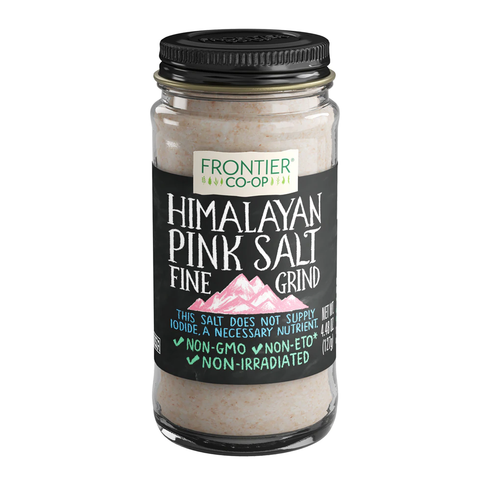 Frontier Co-Op Pink Himalayan Salt Fine Grind -- 4.48 oz