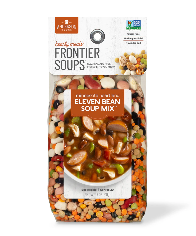 Frontier Soups Gluten Free Hearty Meals Minnesota Heartland Eleven Bean Soup Mix -- 18 oz