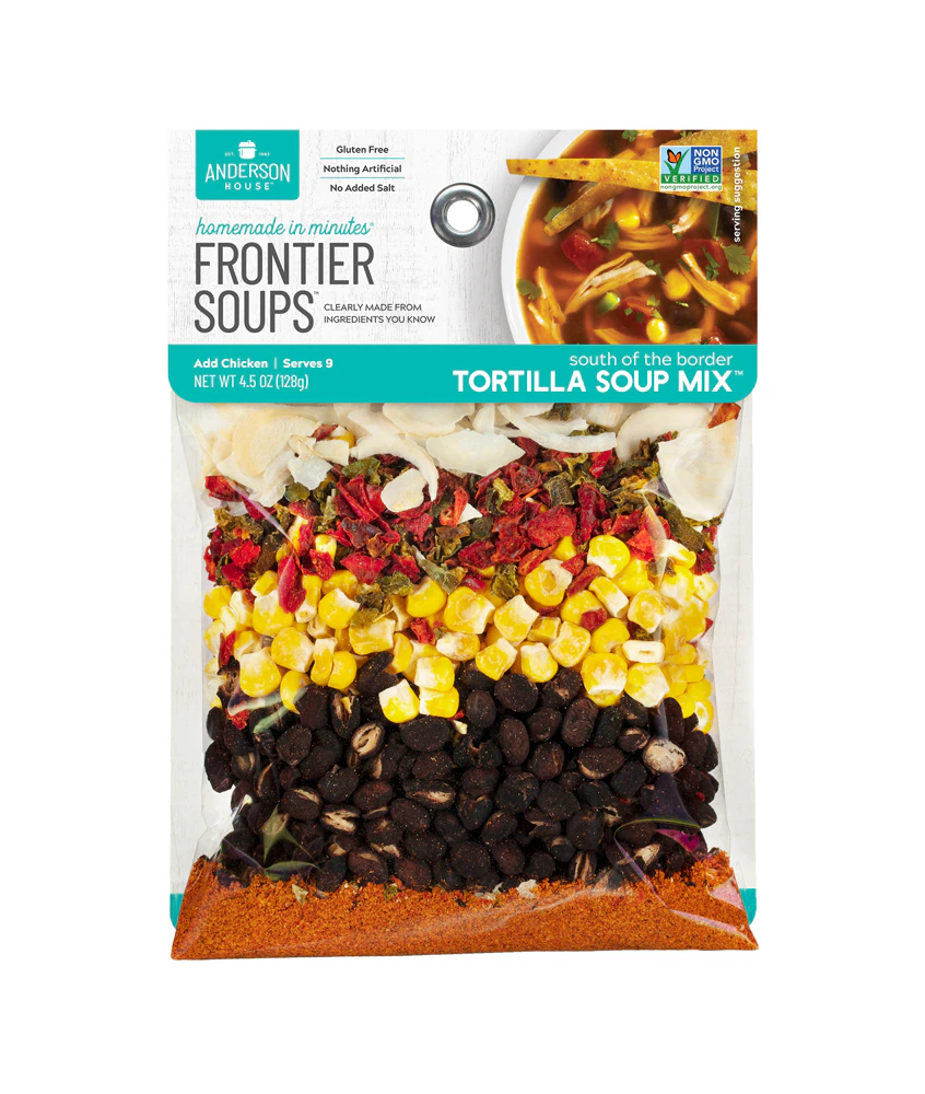 Frontier Soups Gluten Free Homemade In Minutes Soup Mix South of the Boarder Tortilla -- 4.5 oz