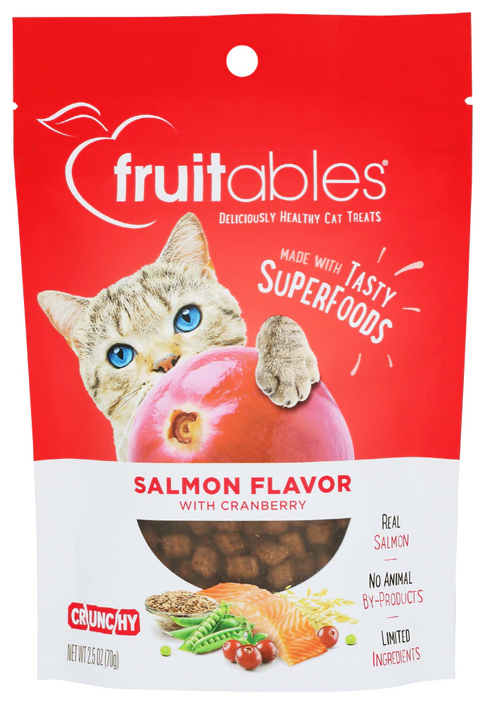 Fruitables Cat Treats Salmon with Cranberry -- 2.5 oz