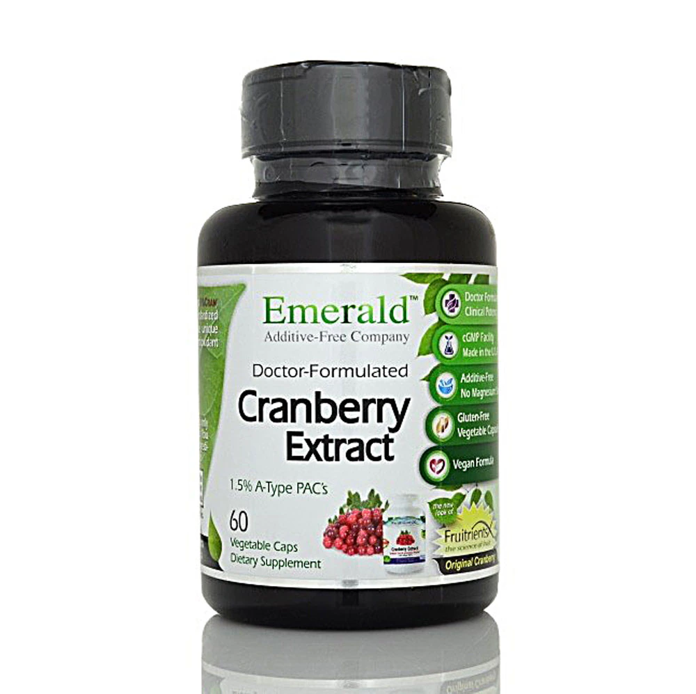 Fruitients Cranberry Extract -- 60 Vegetable Capsules
