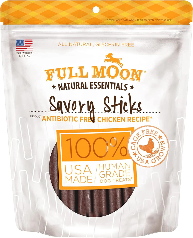 Full Moon Natural Essentials Savory Sticks Dog Treats Chicken -- 24 oz