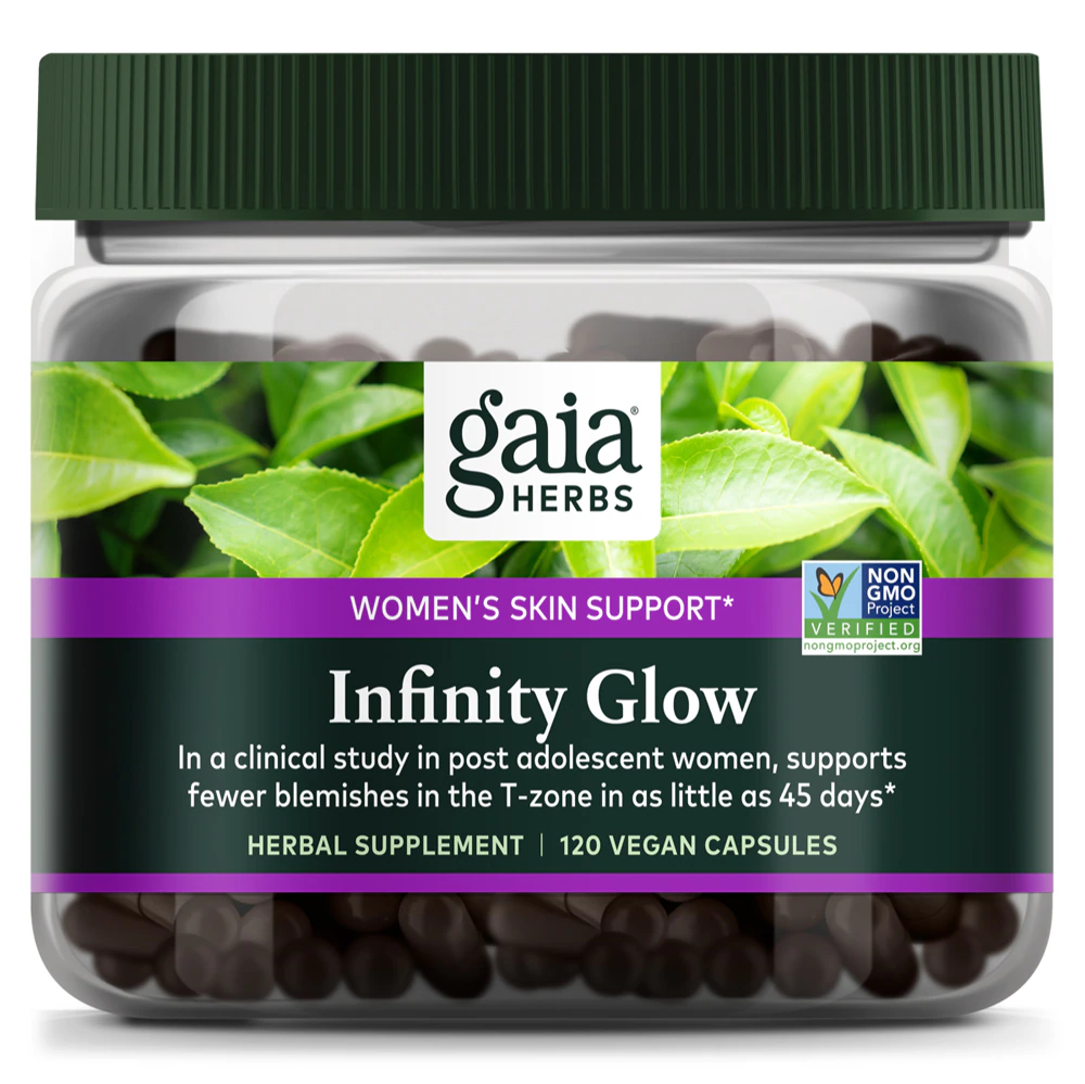Gaia Herbs Infinity Glow Women¡¯s Skin Support -- 120 Vegan Capsules