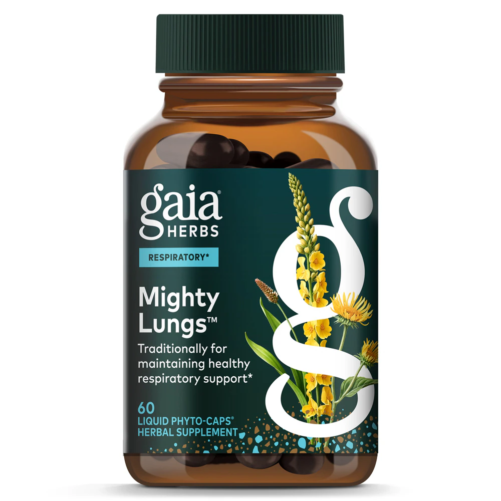 Gaia Herbs Mighty Lungs? -- 60 Vegan Liquid Phyto-Caps