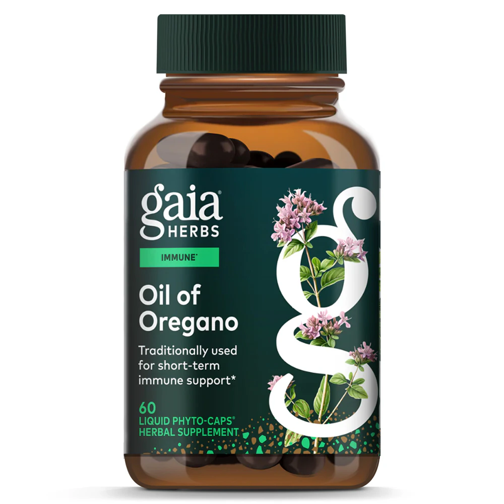 Gaia Herbs Oil of Oregano -- 60 Liquid Phyto-Caps