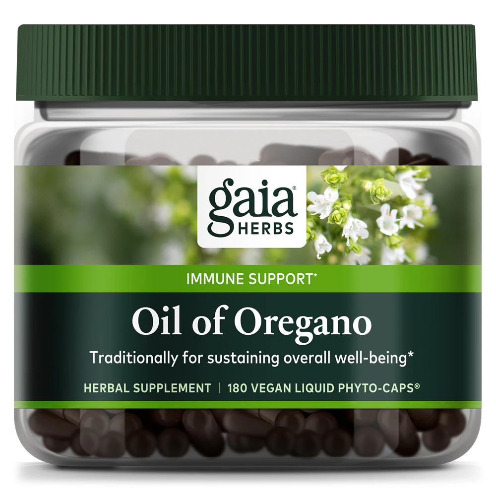 Gaia Herbs Oil of Oregano -- 180 Vegan Liquid Phyto-Caps